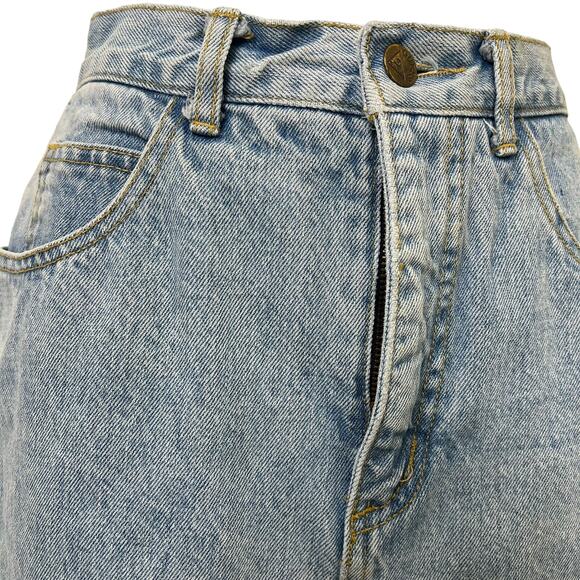 80s Vintage Guess Jeans Denim Mini Skirt by Georges Marciano Size 28 - Picture 5 of 11
